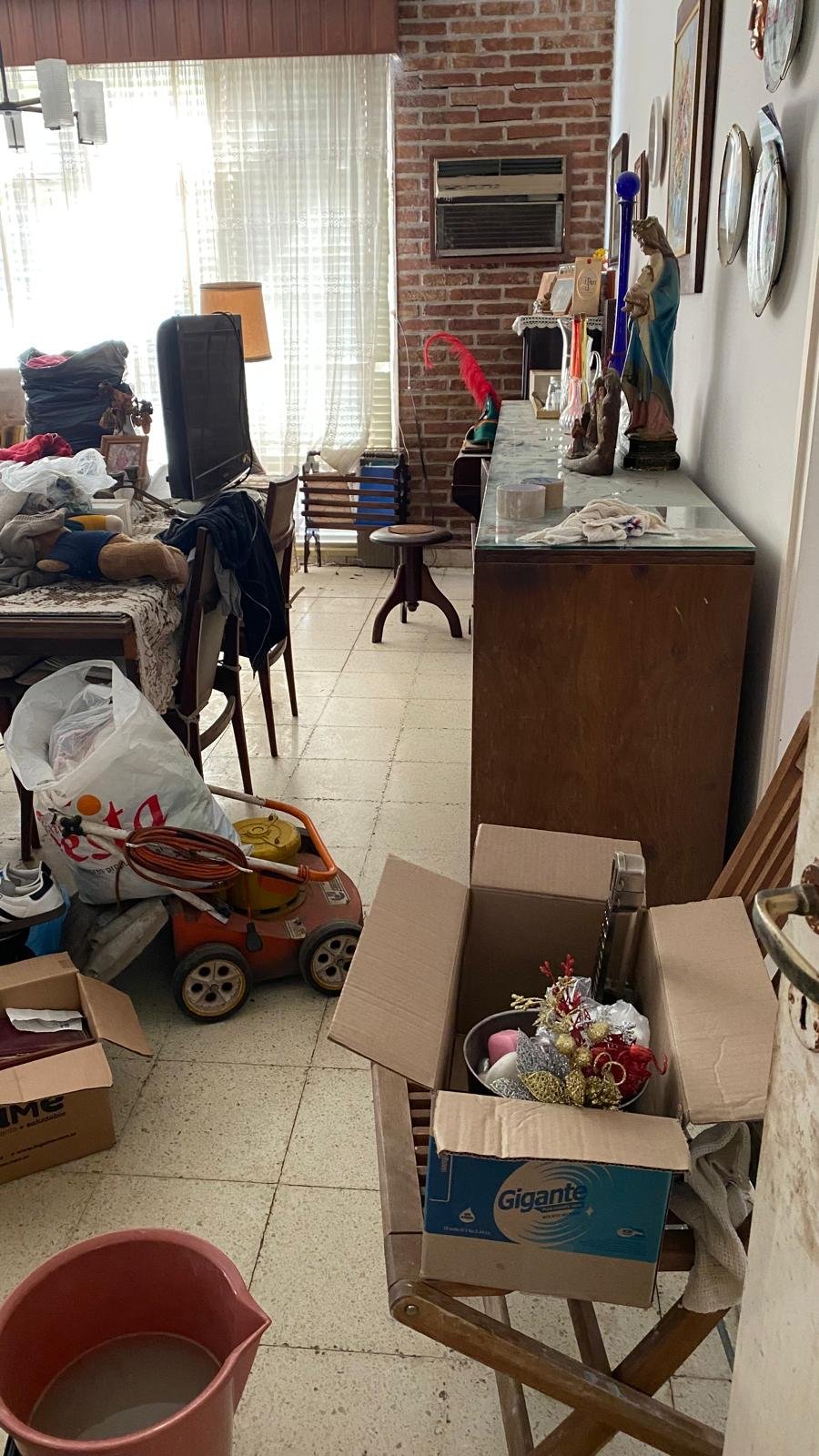 Living antes de la recuperación y reorganización